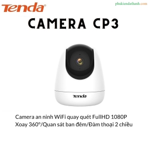 Camera Tenda CP3 xoay 360 độ đàm thoại 2 chiều cực nét